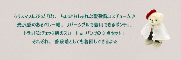 おしゃれこぐま2020クリスマス　4Sコスチューム