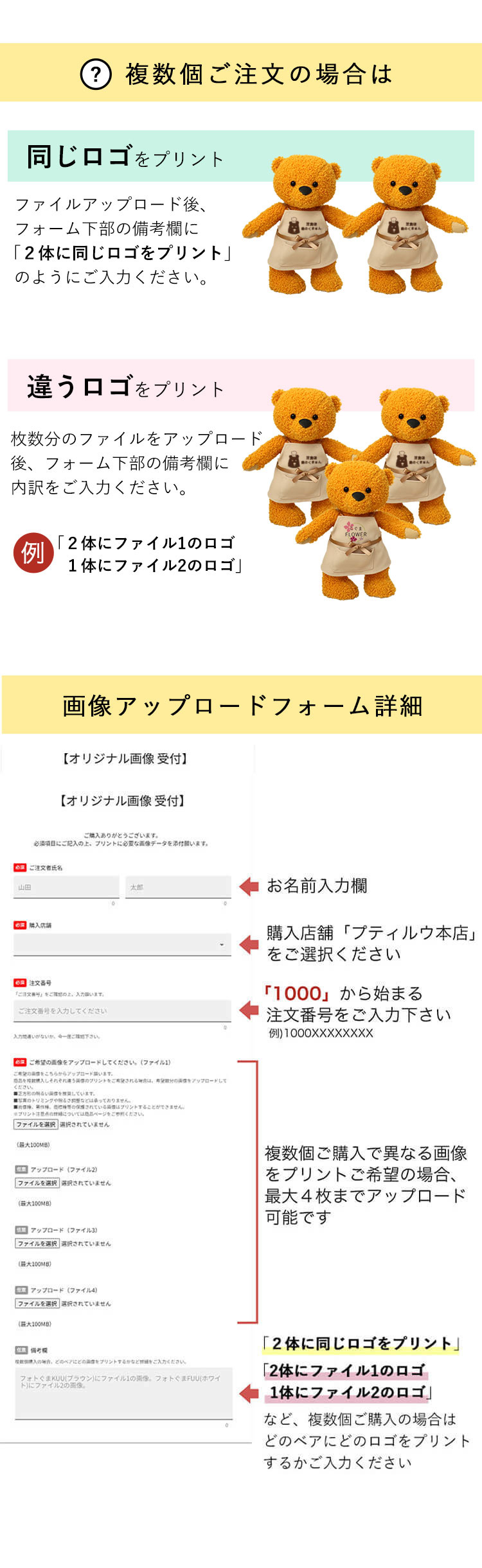 ショップスタッフベアイエロー