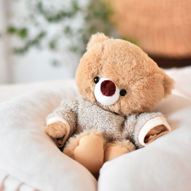 東京・麻布十番 ベージュ テディベア (ファー素材) 東京・麻布十番 ベージュ テディベア (ファー素材)