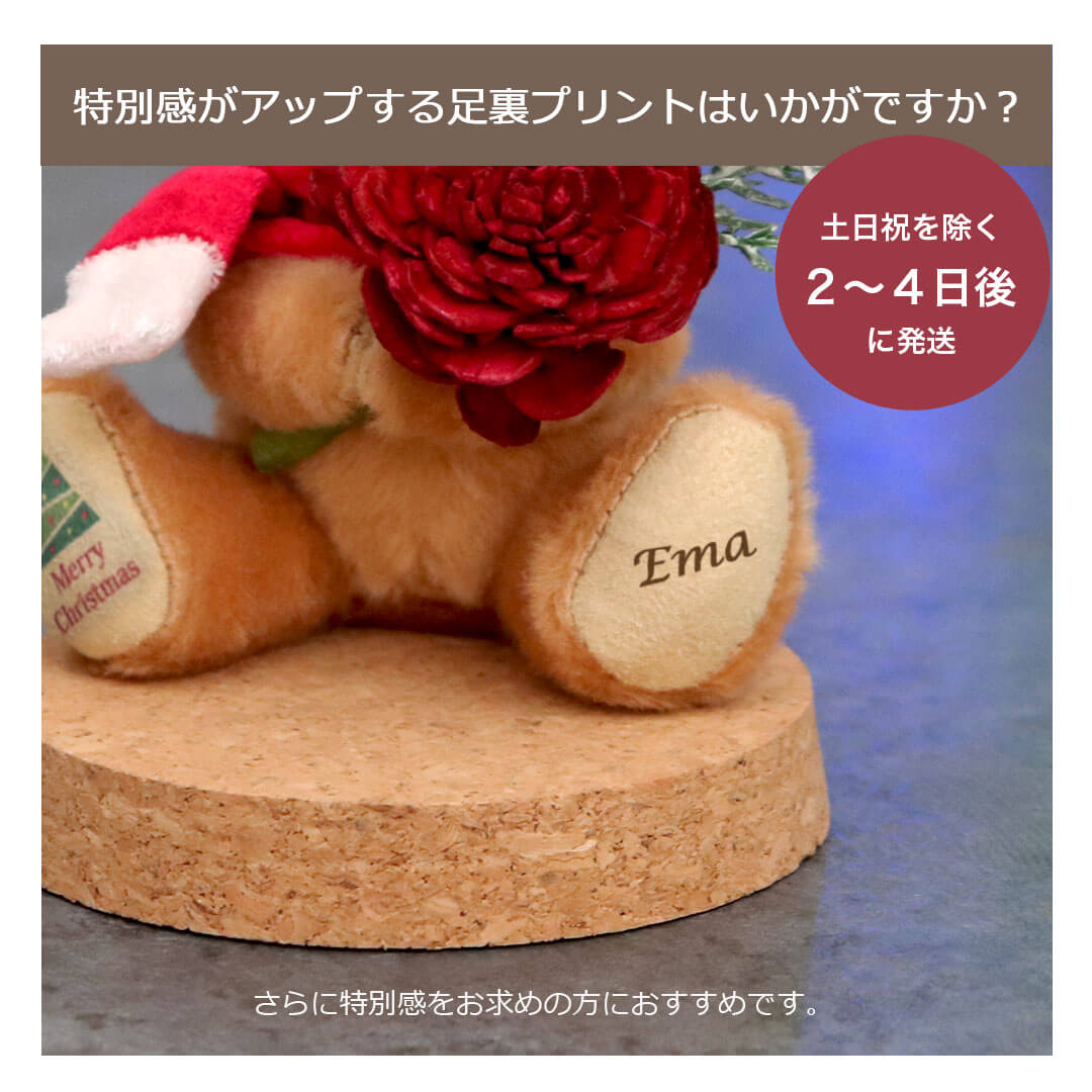 2024クリスマスガラスドームギフト　teteショコラ