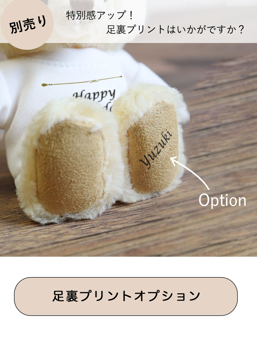 メッセージ　手紙　ぬいぐるみ