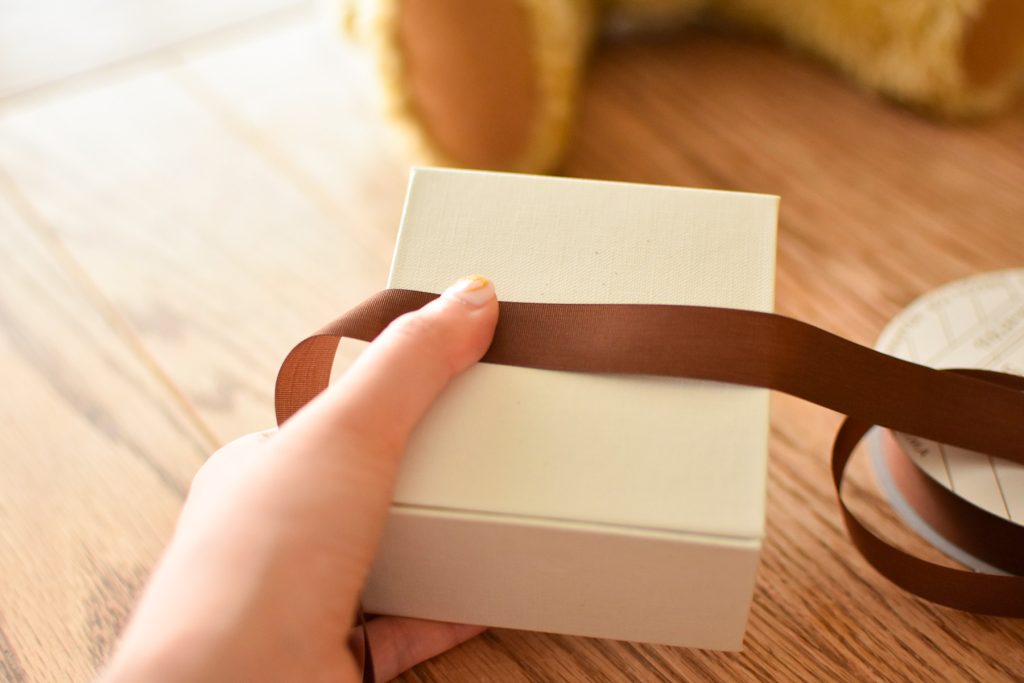 BOXリボンラッピングのやり方