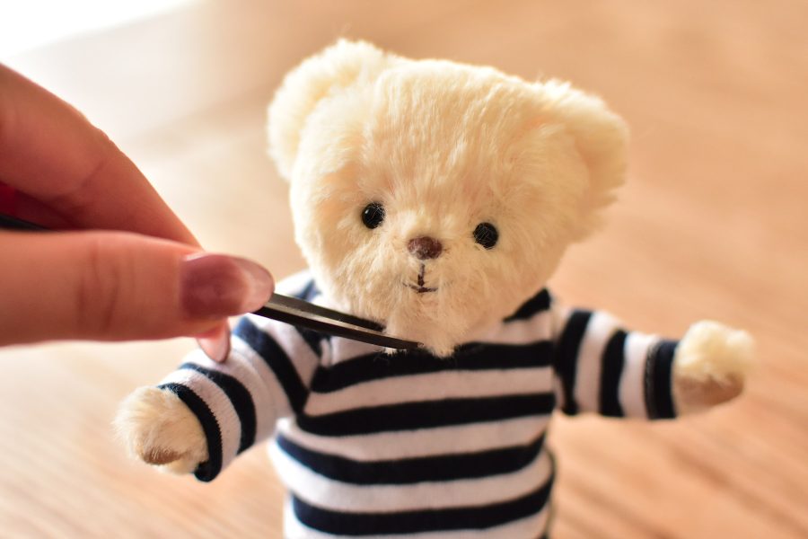 【トリミング】くまちゃんの余分な毛のカット方法【切りすぎ注意】