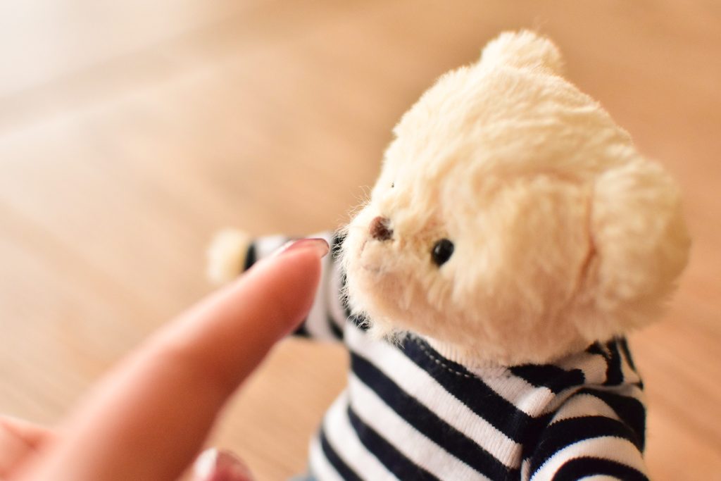 くまちゃんの毛のトリミング