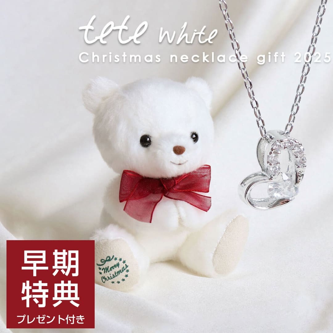 2025クリスマスネックレスギフトteteホワイト