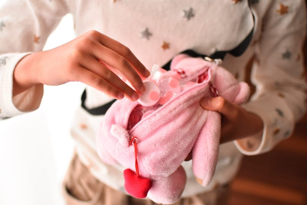 ふわふわポーチ