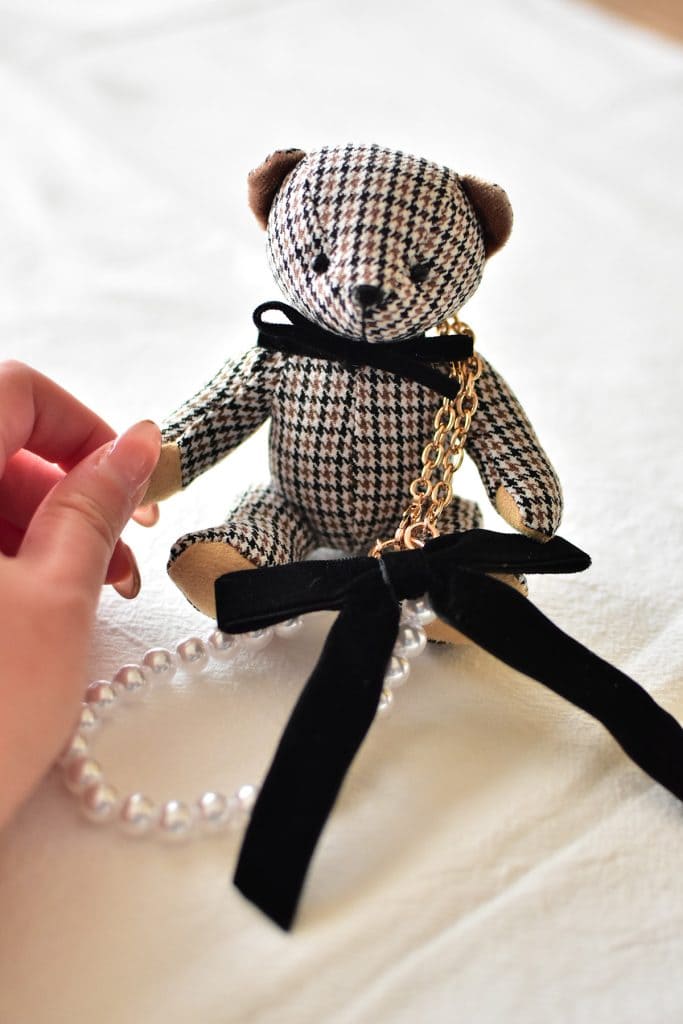 くまのマスコットキーホルダー