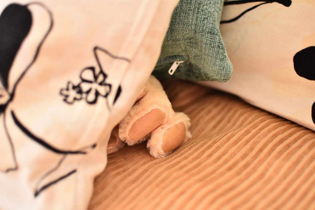 ぬいぐるみの置き場所