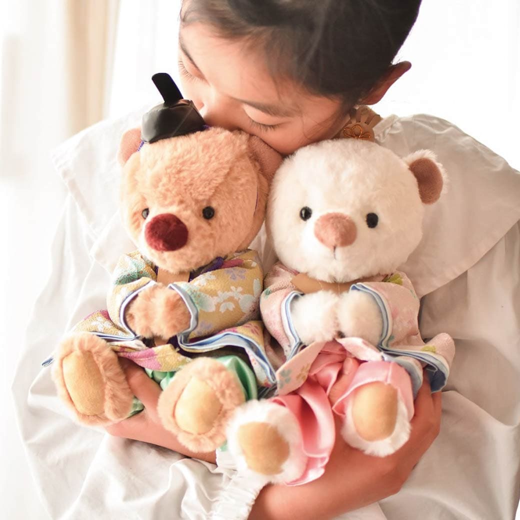 ふれて、あそんで、心も育つテディベアのおひなさま