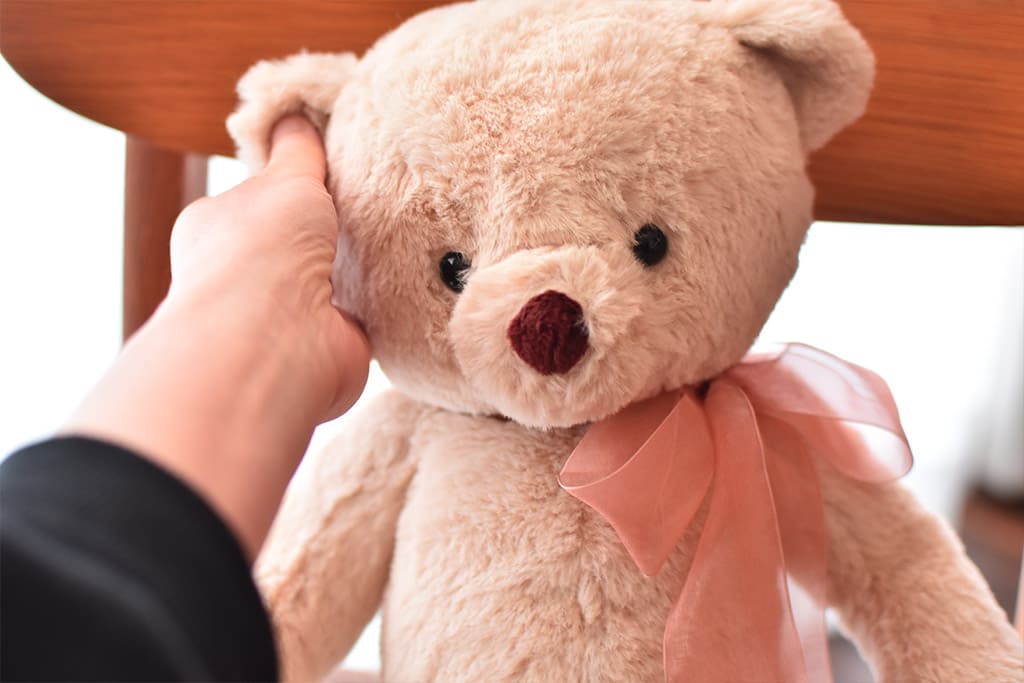 ぬいぐるみの癒し効果