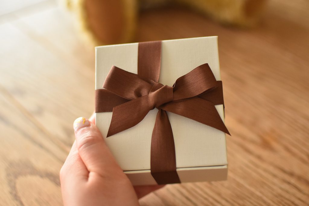 リボン結びのコツ