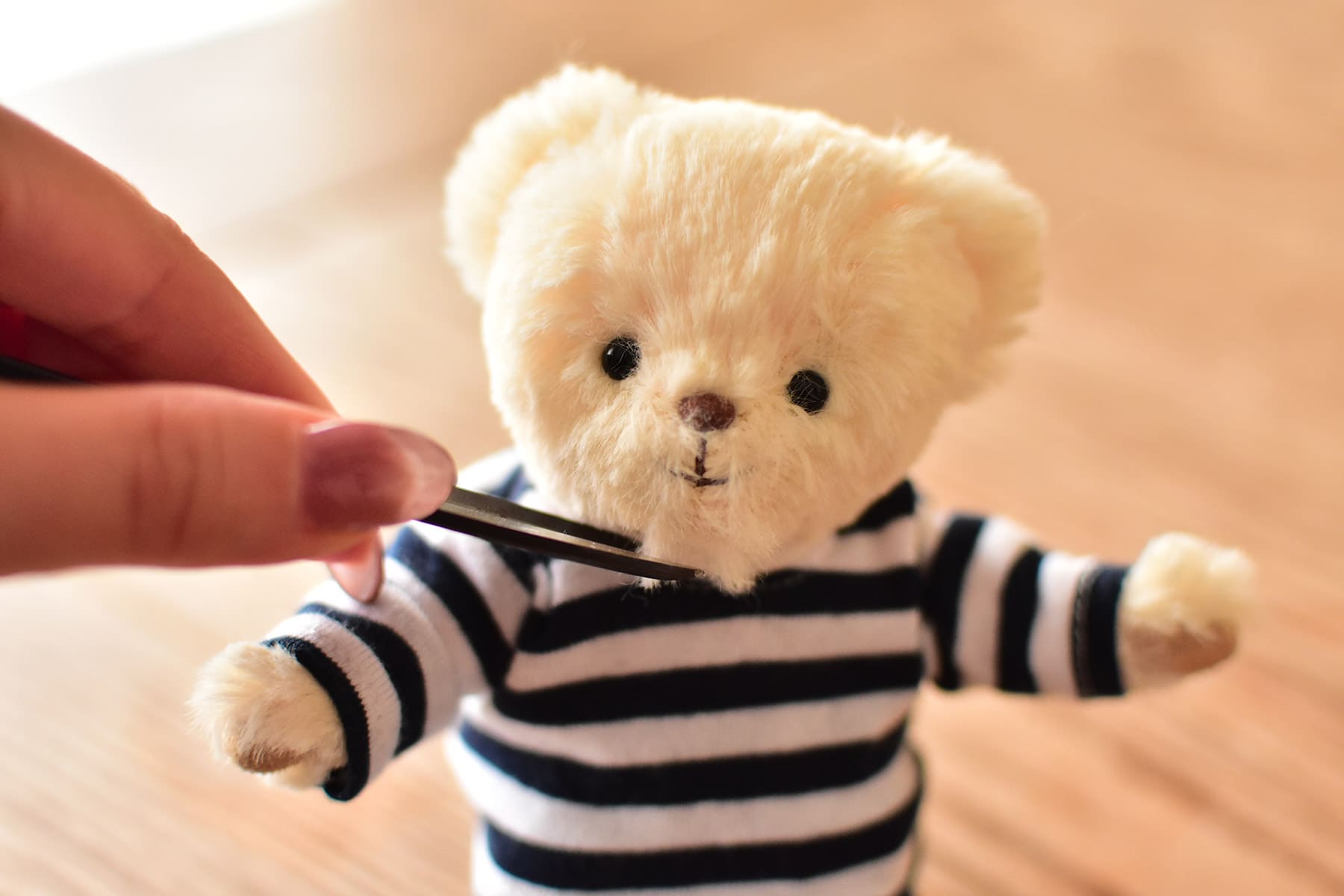 ぬいぐるみ トリミング