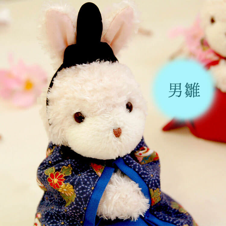 幸せ運ぶ うさぎのおひな様 屏風 プティルウネットショップ本店 幸せ運ぶ うさぎのおひな様 屏風 プティルウネットショップ本店