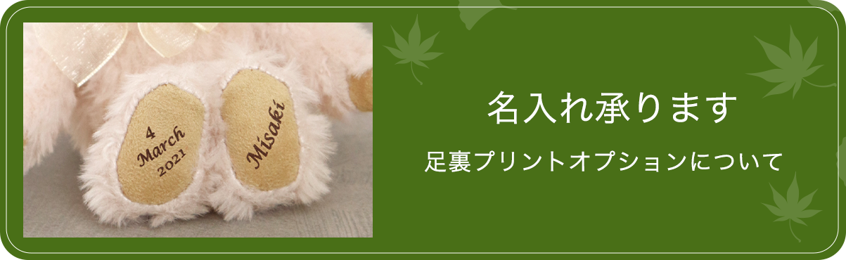 名入れオプションについて